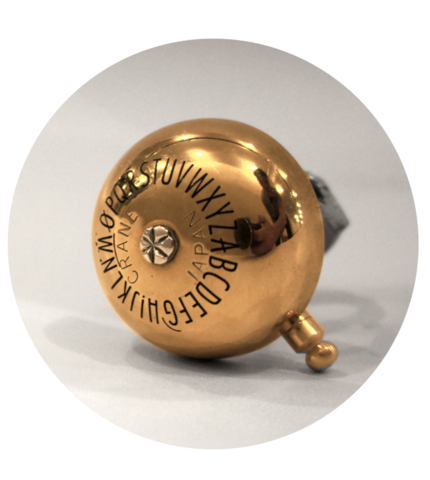 Brass bike bell